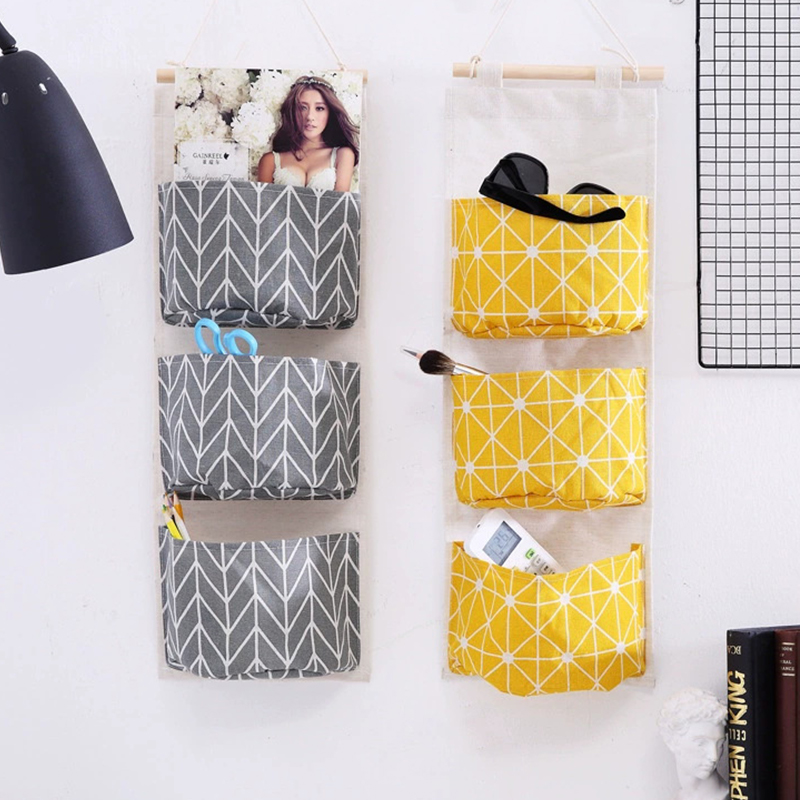 1 adet üç cepli asılı duvar sa - Linen Bag Bulk incelemesi ve fiyatı