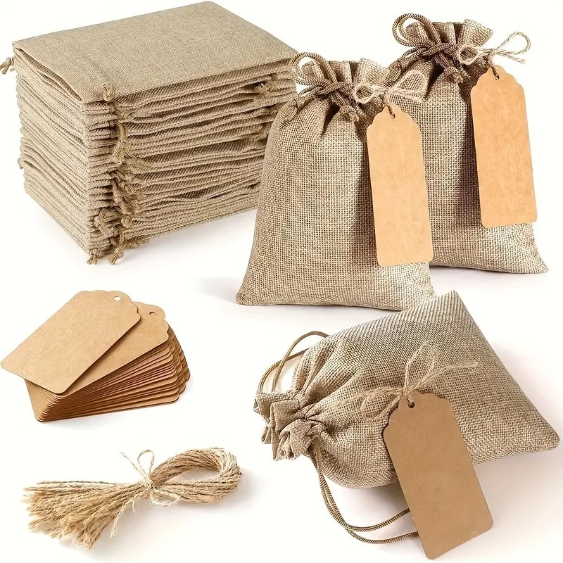 21/51 adet Keten Paket Cebi, Y - Linen Bag Bulk incelemesi ve fiyatı