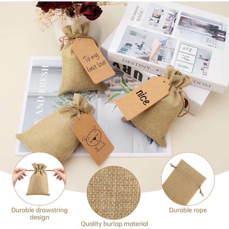 21/51 adet Keten Paket Cebi, Y - Linen Bag Bulk incelemesi ve fiyatı