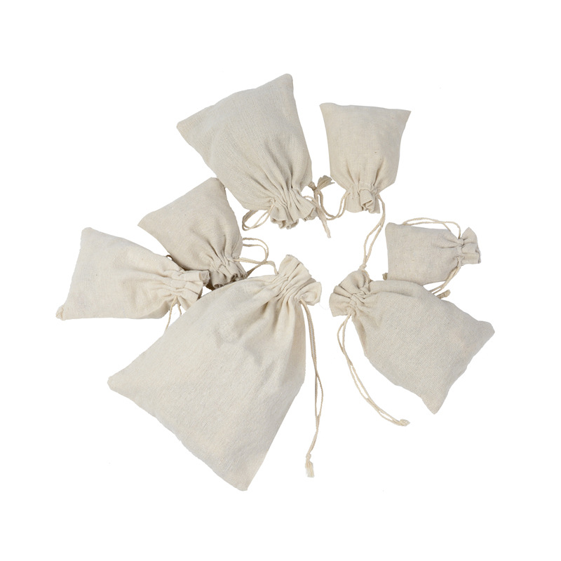 10 adet Pamuk Keten İpli Hediy - Linen Bag Bulk incelemesi ve fiyatı