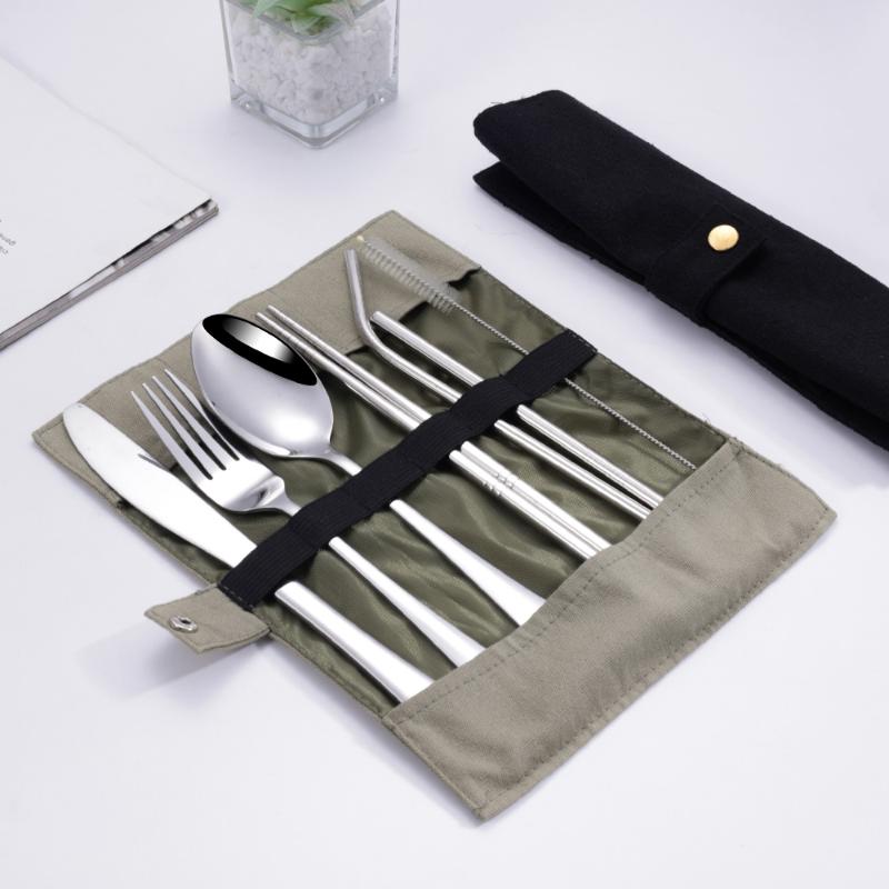 8 adet/takım sofra takımı seya - Stainless Steel Straw incelemesi ve fiyatı